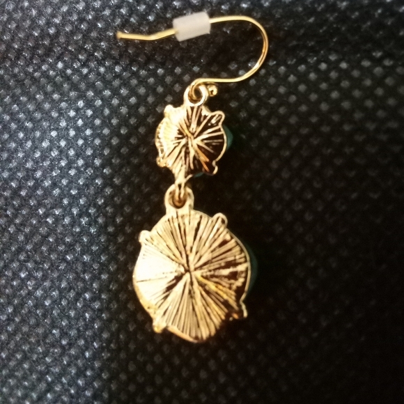 Dillard's - Genuine Shell, Teal, Sterling Silver Post, Sensitive Skin - Picture 6 of 8